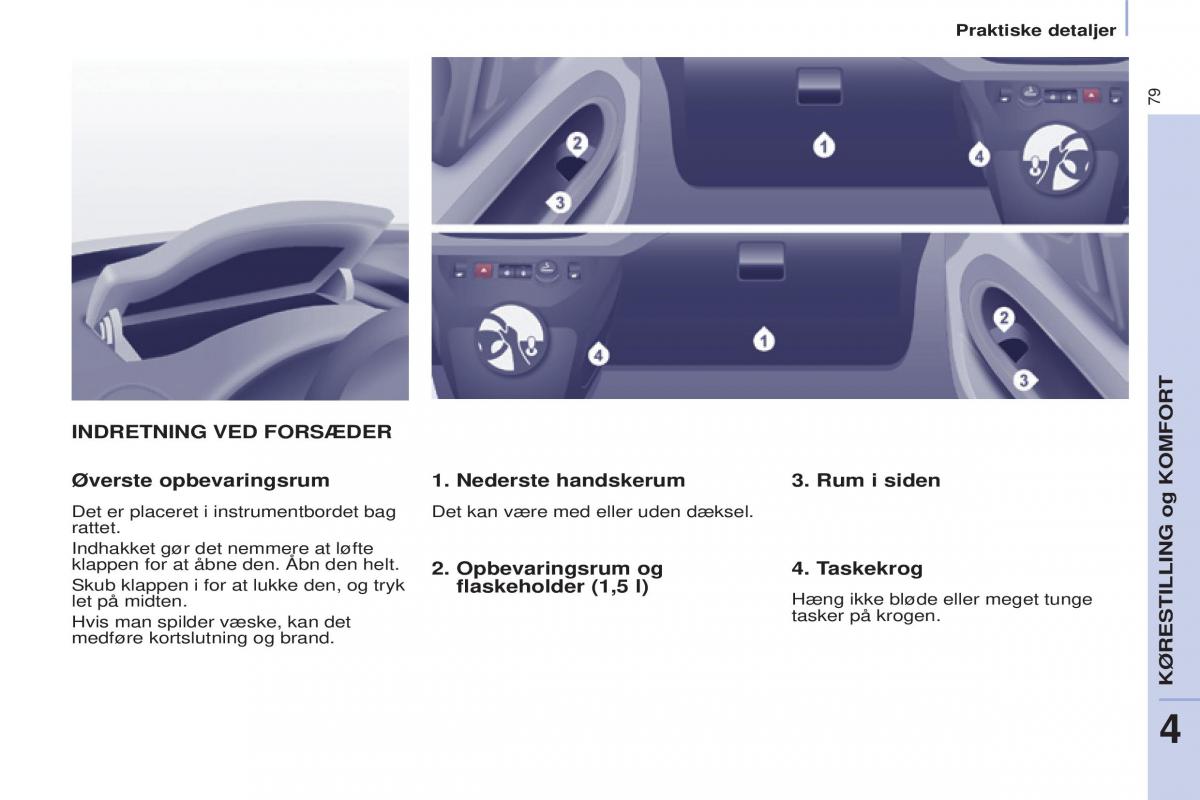 Citroen Berlingo Multispace II 2 Bilens instruktionsbog / page 81