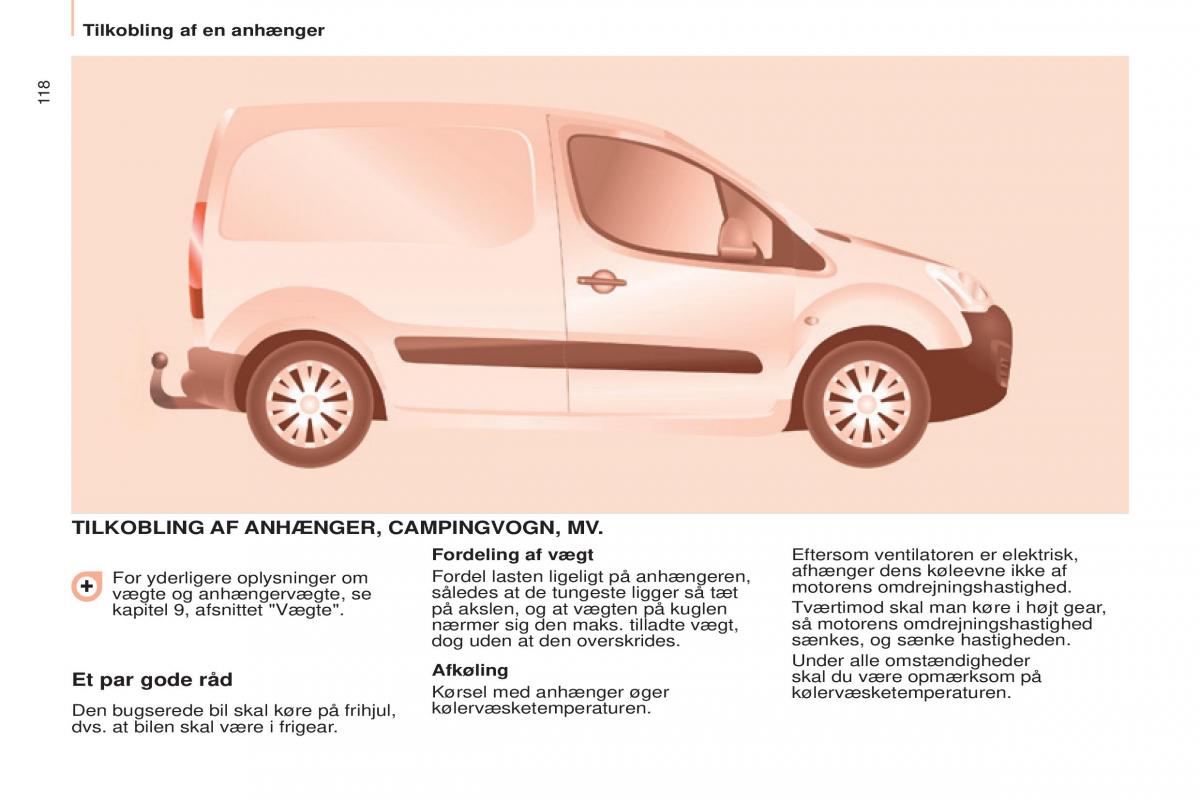 Citroen Berlingo Multispace II 2 Bilens instruktionsbog / page 120