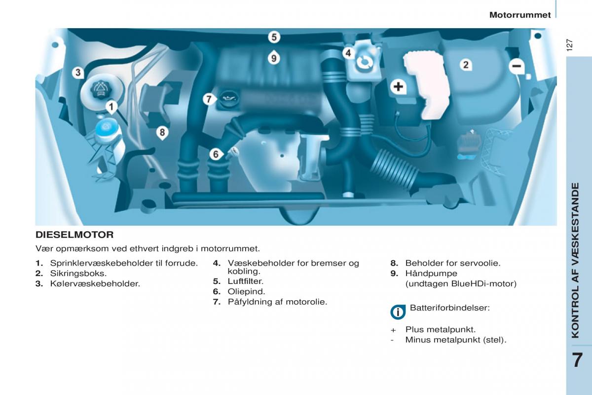 Citroen Berlingo Multispace II 2 Bilens instruktionsbog / page 129