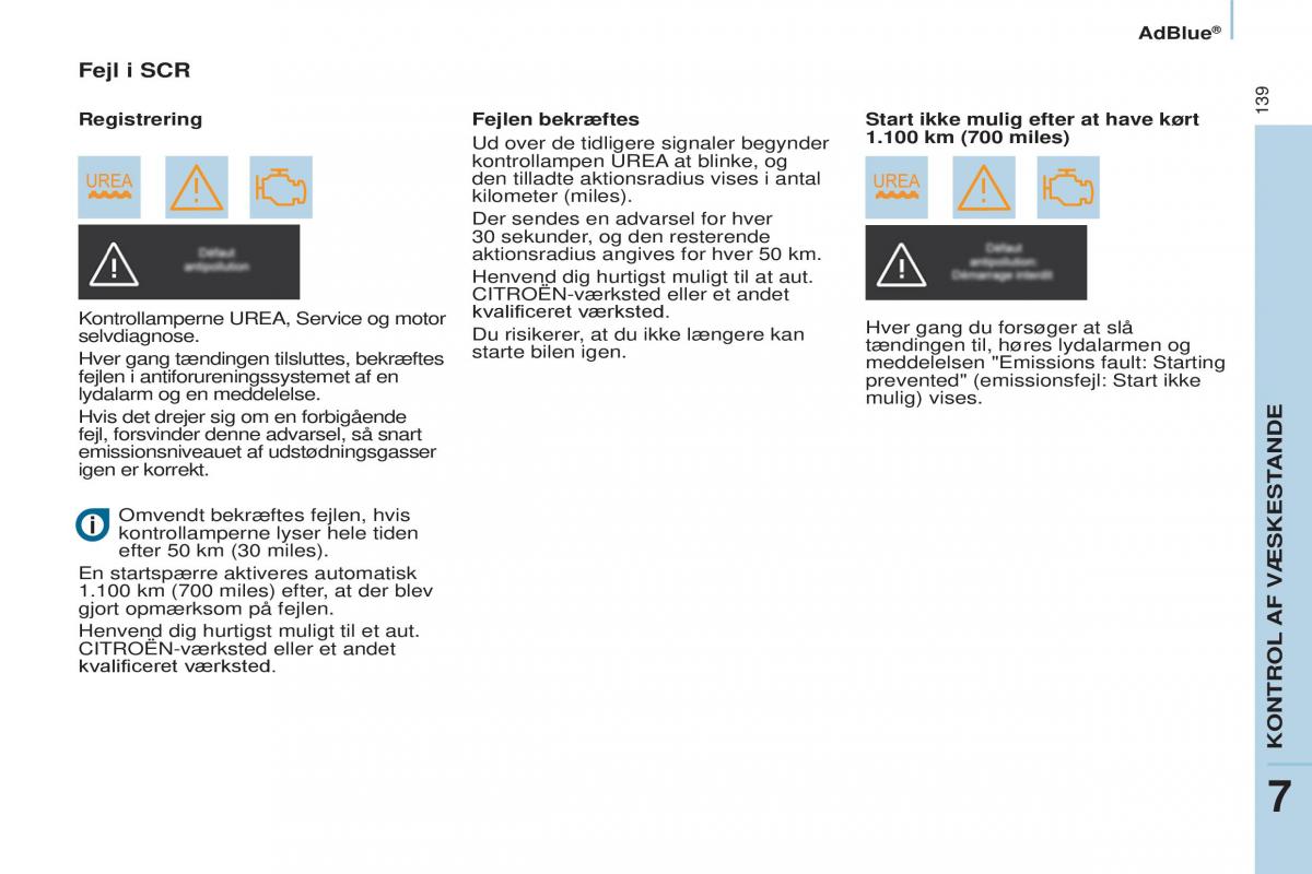 Citroen Berlingo Multispace II 2 Bilens instruktionsbog / page 141