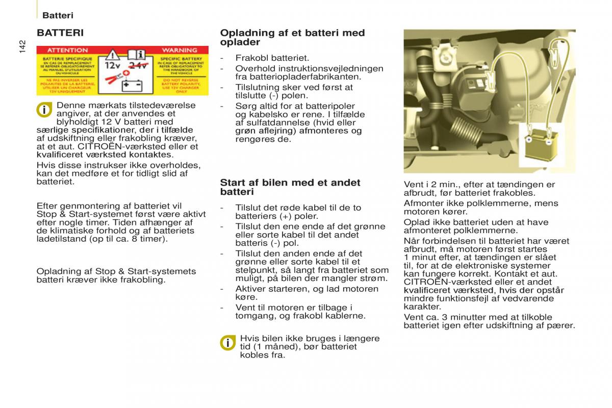 Citroen Berlingo Multispace II 2 Bilens instruktionsbog / page 144