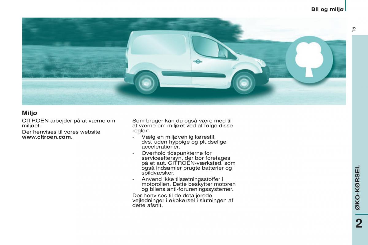 Citroen Berlingo Multispace II 2 Bilens instruktionsbog / page 17