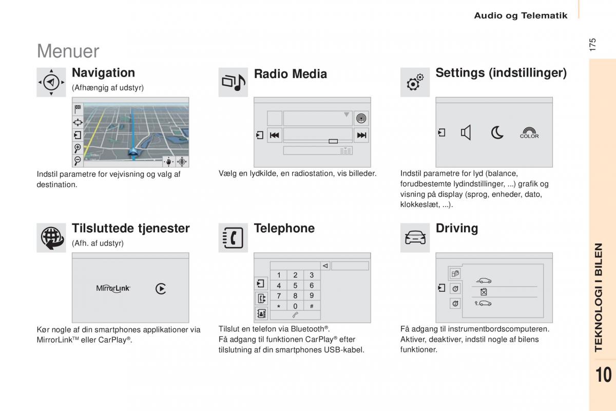 Citroen Berlingo Multispace II 2 Bilens instruktionsbog / page 177