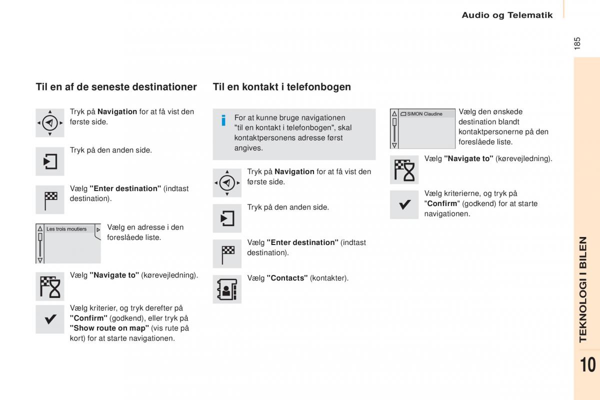 Citroen Berlingo Multispace II 2 Bilens instruktionsbog / page 187