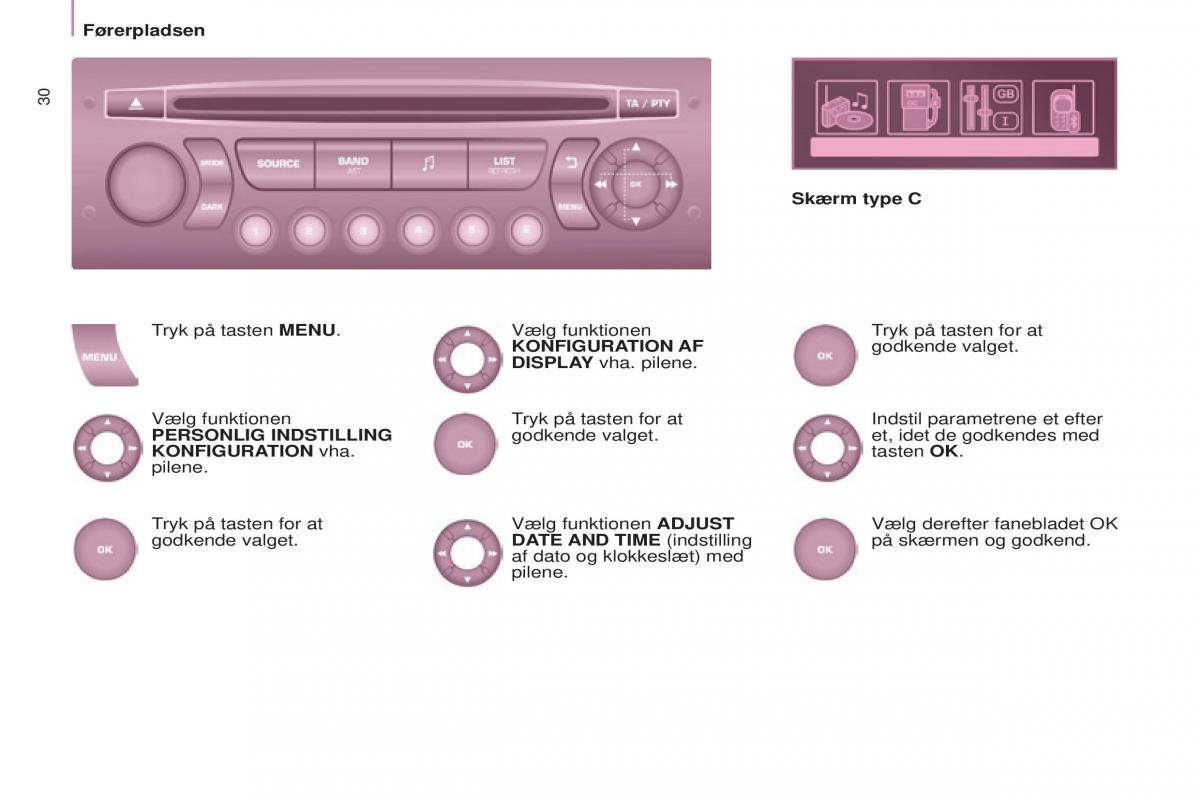 Citroen Berlingo Multispace II 2 Bilens instruktionsbog / page 32