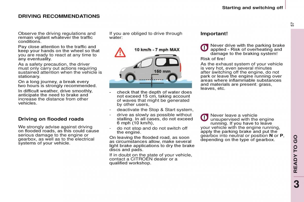 Citroen Berlingo Multispace II 2 owners manual / page 59