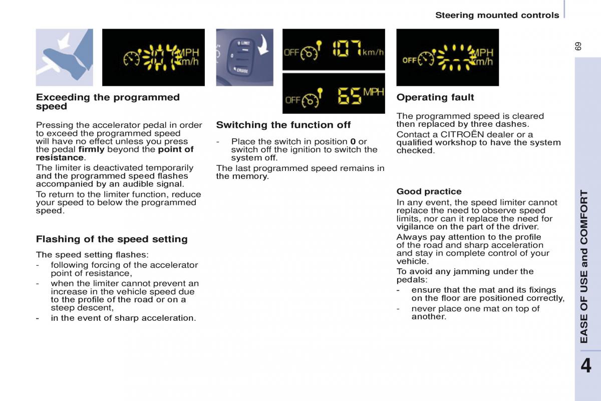 Citroen Berlingo Multispace II 2 owners manual / page 71