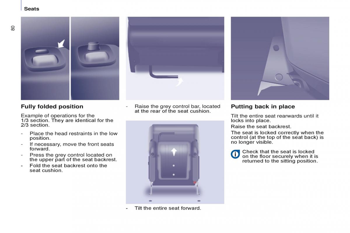 Citroen Berlingo Multispace II 2 owners manual / page 82