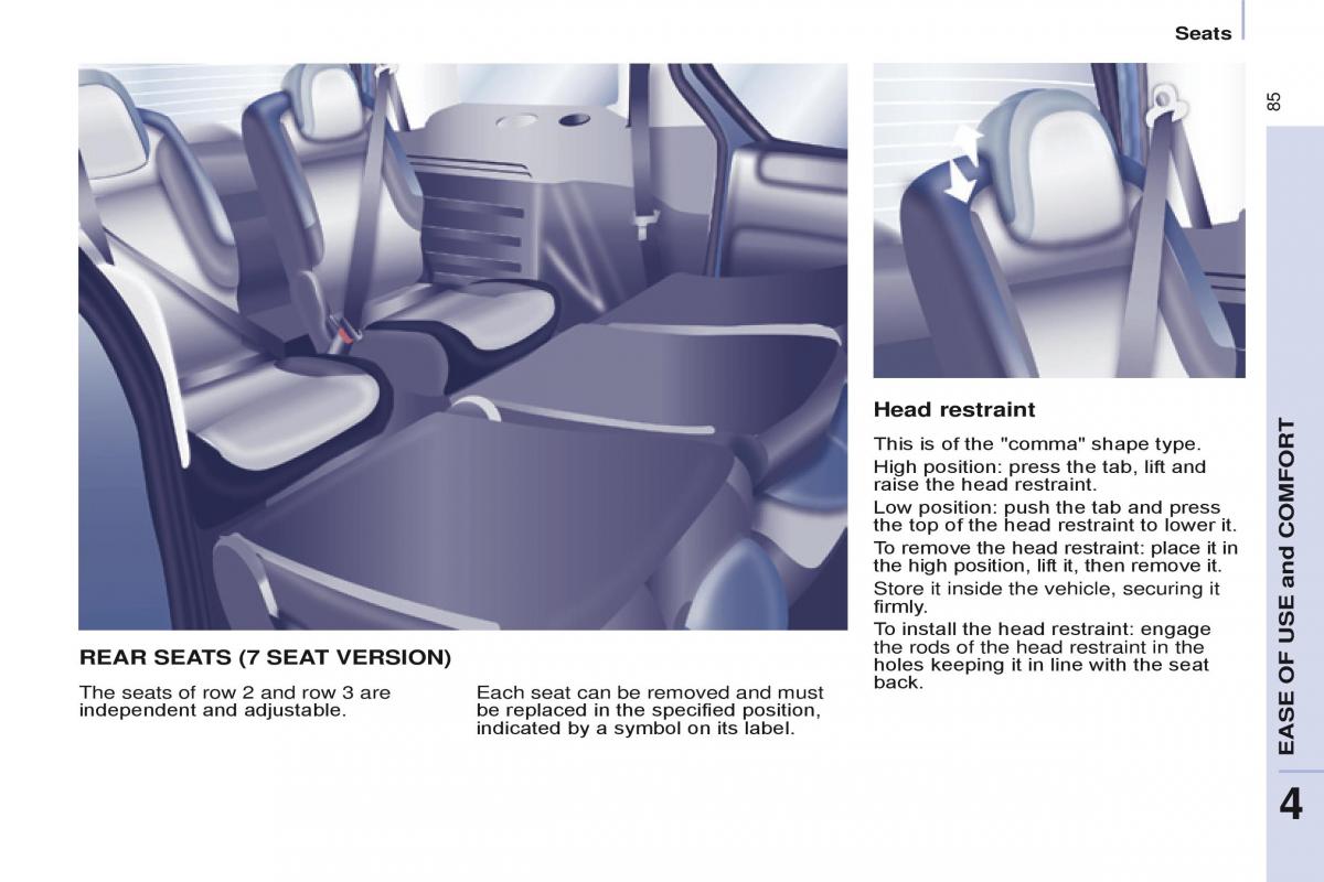 Citroen Berlingo Multispace II 2 owners manual / page 87