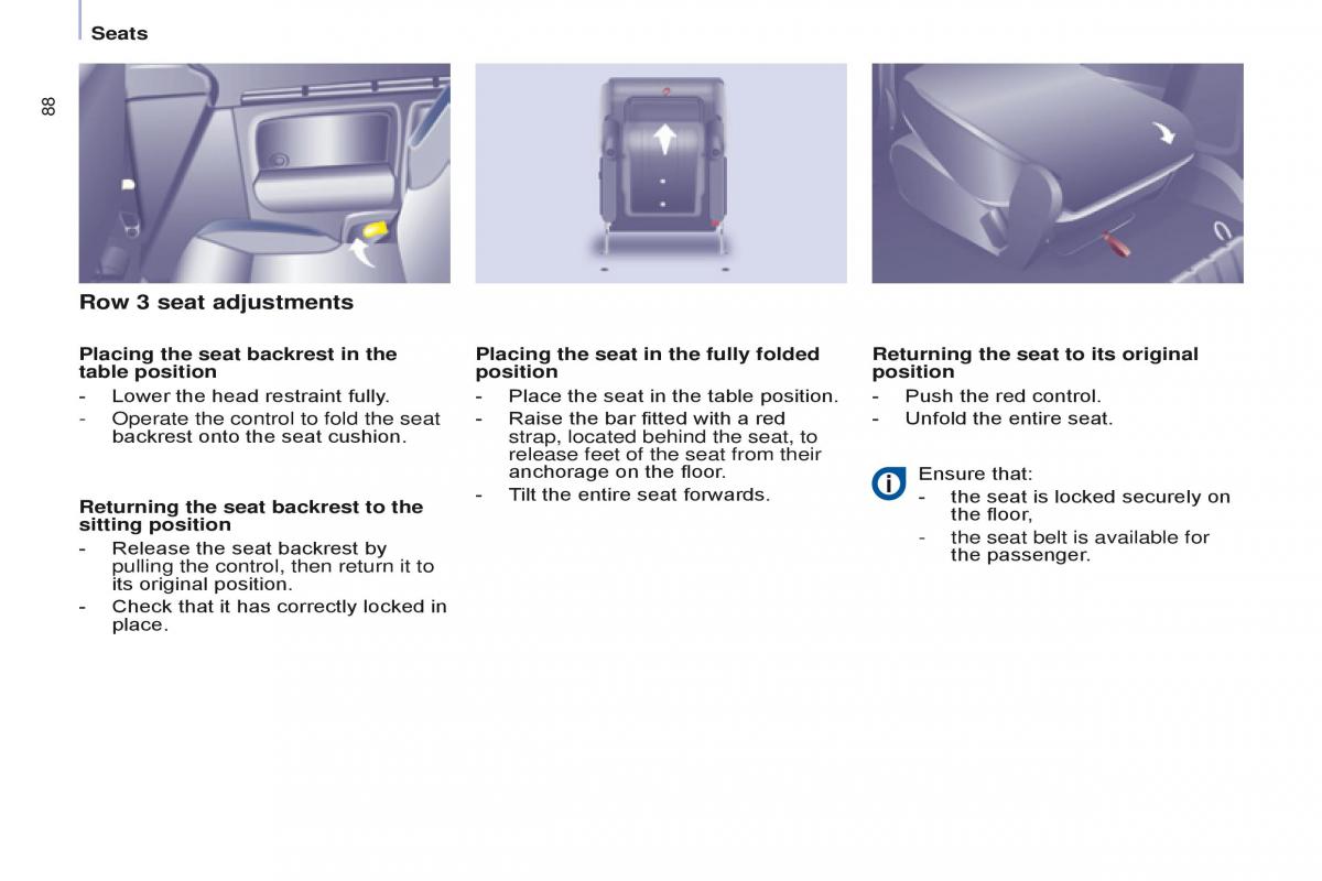 Citroen Berlingo Multispace II 2 owners manual / page 90