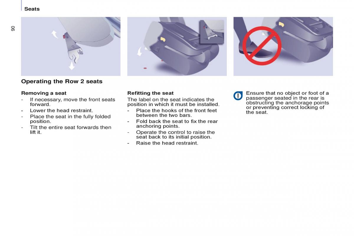 Citroen Berlingo Multispace II 2 owners manual / page 92