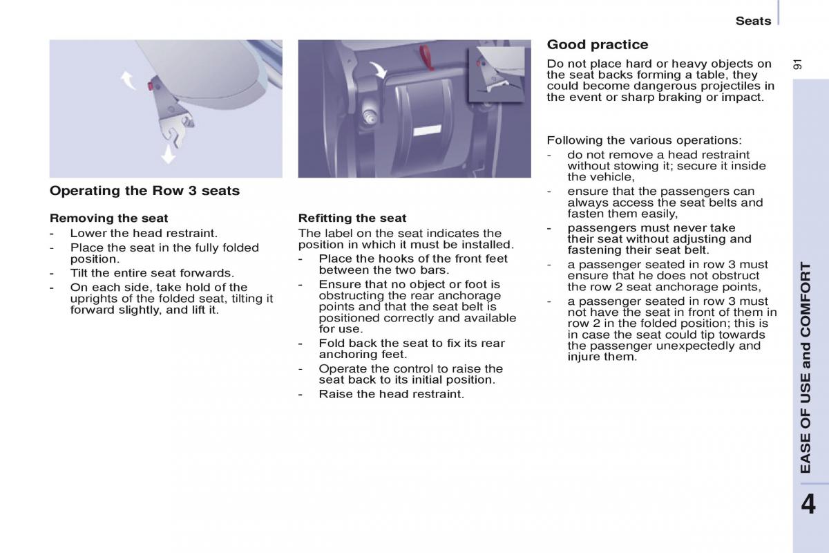 Citroen Berlingo Multispace II 2 owners manual / page 93