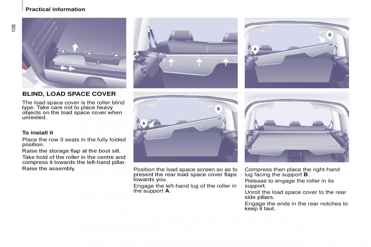 Citroen Berlingo Multispace II 2 owners manual / page 110