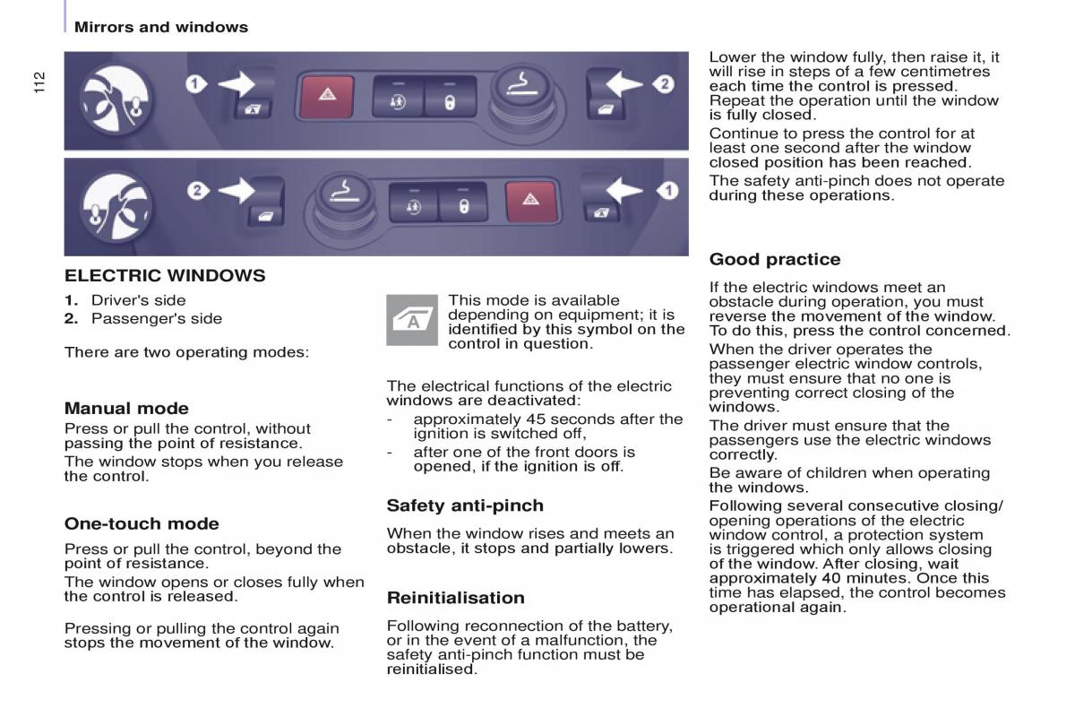 Citroen Berlingo Multispace II 2 owners manual / page 114