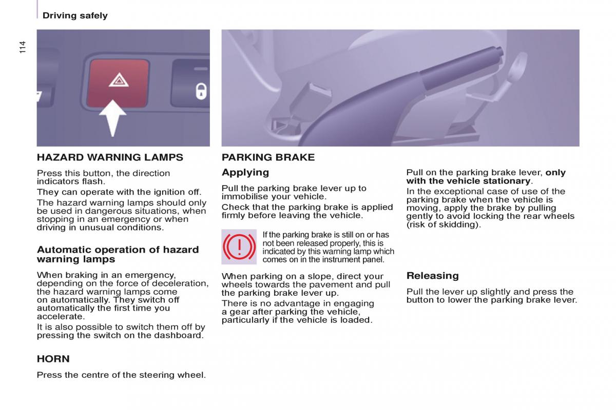 Citroen Berlingo Multispace II 2 owners manual / page 116