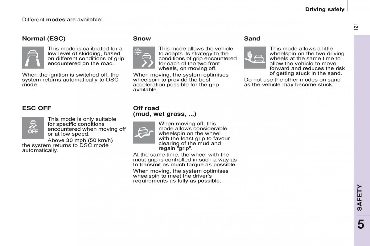 Citroen Berlingo Multispace II 2 owners manual / page 123