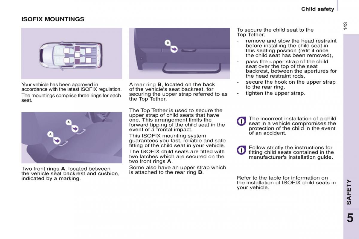 Citroen Berlingo Multispace II 2 owners manual / page 145