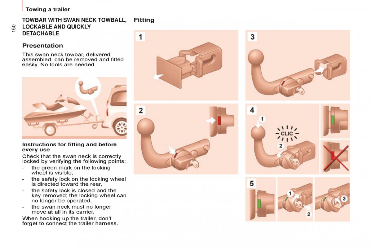 Citroen Berlingo Multispace II 2 owners manual / page 152