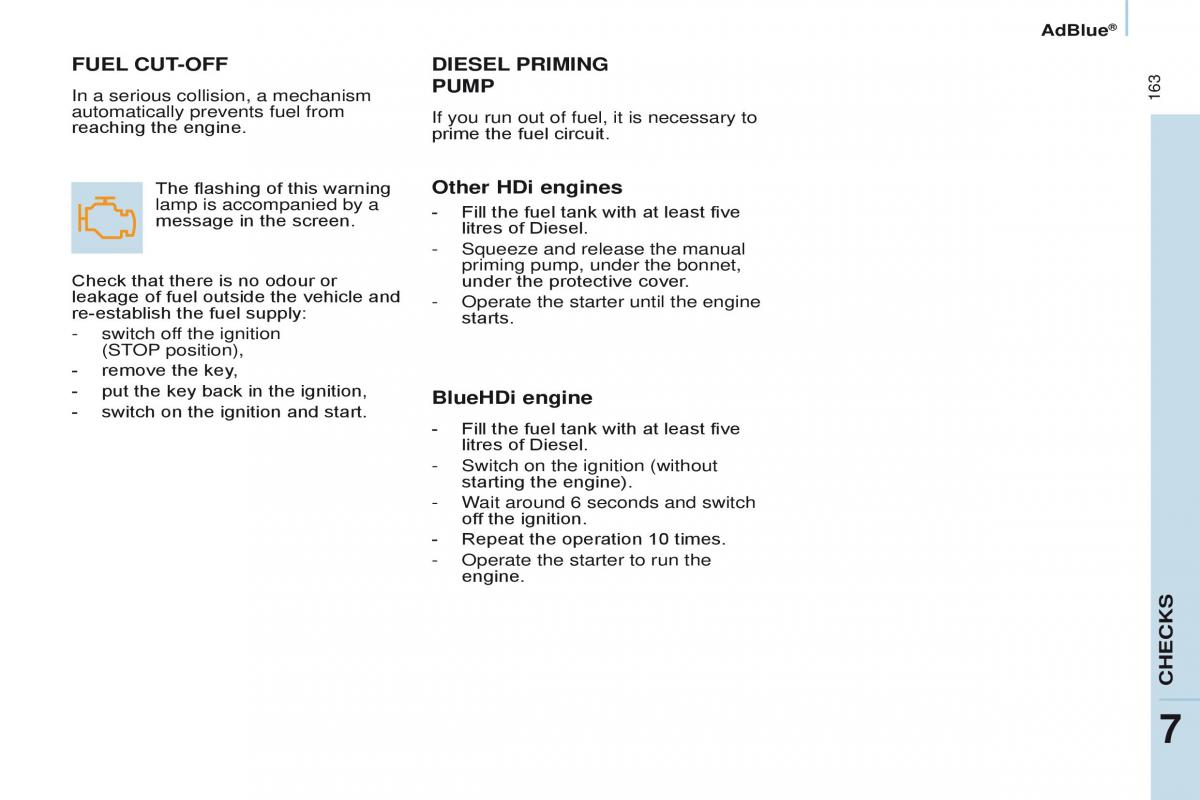 Citroen Berlingo Multispace II 2 owners manual / page 165