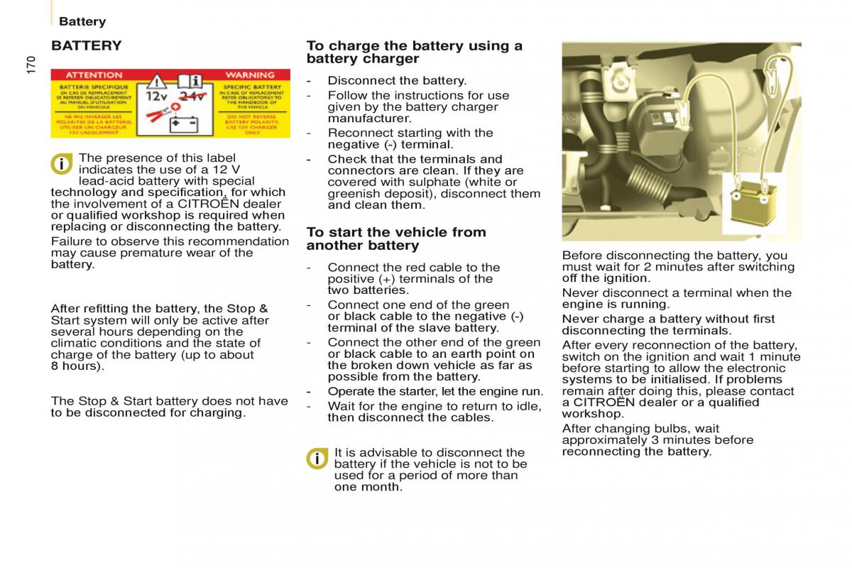 Citroen Berlingo Multispace II 2 owners manual / page 172