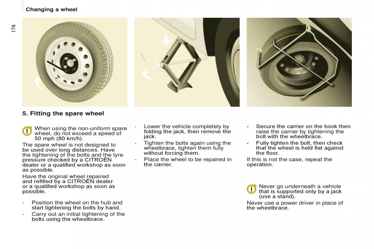 Citroen Berlingo Multispace II 2 owners manual / page 178