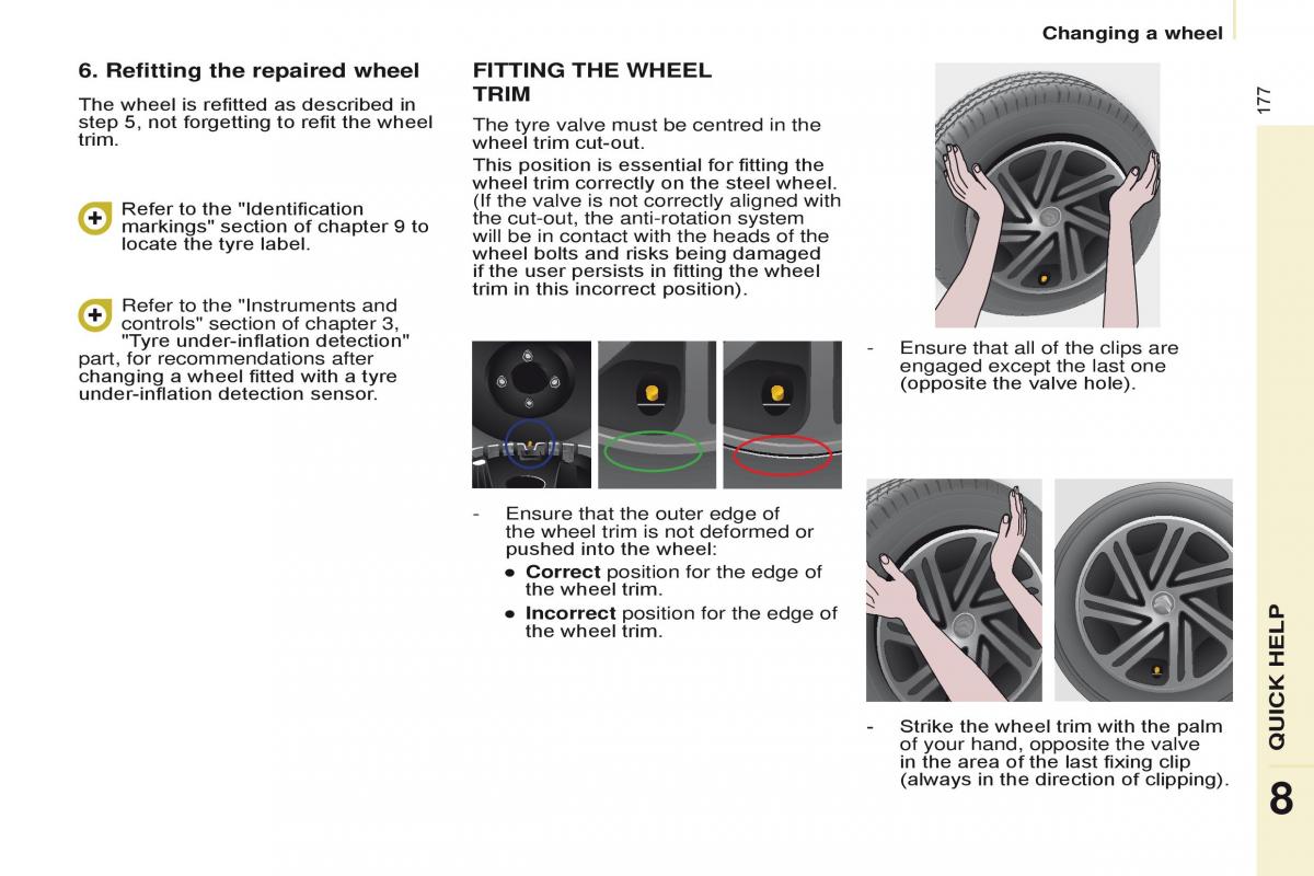 Citroen Berlingo Multispace II 2 owners manual / page 179