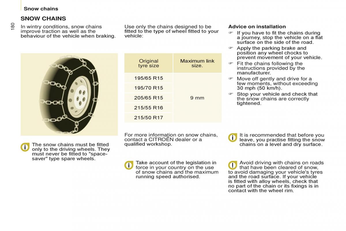 Citroen Berlingo Multispace II 2 owners manual / page 182