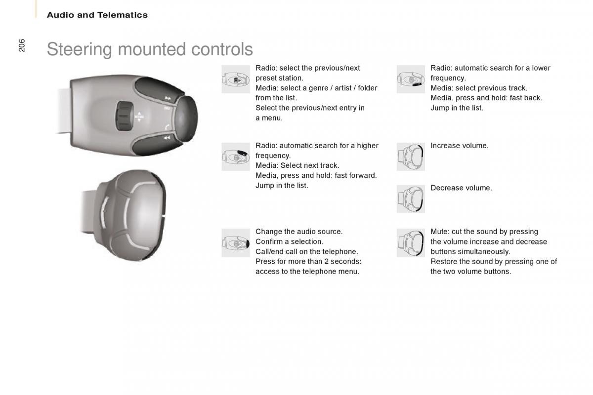 Citroen Berlingo Multispace II 2 owners manual / page 208