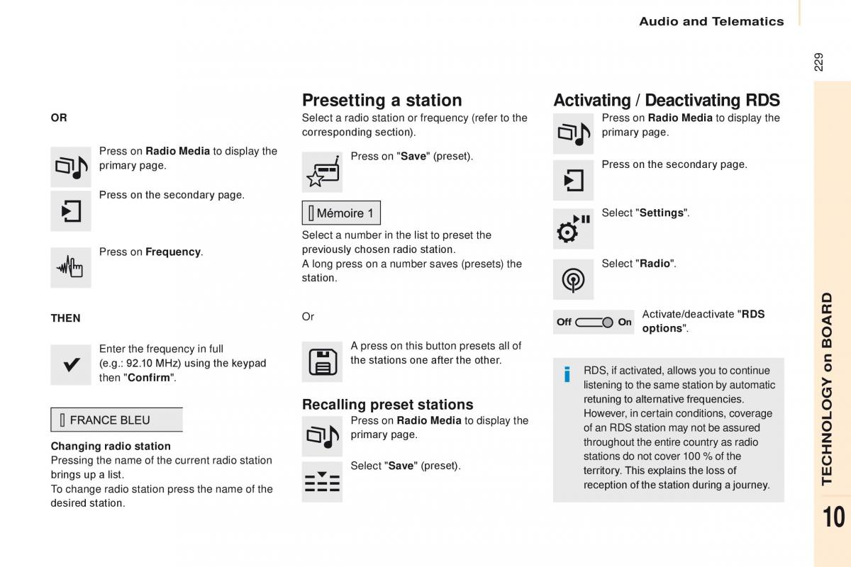 Citroen Berlingo Multispace II 2 owners manual / page 231