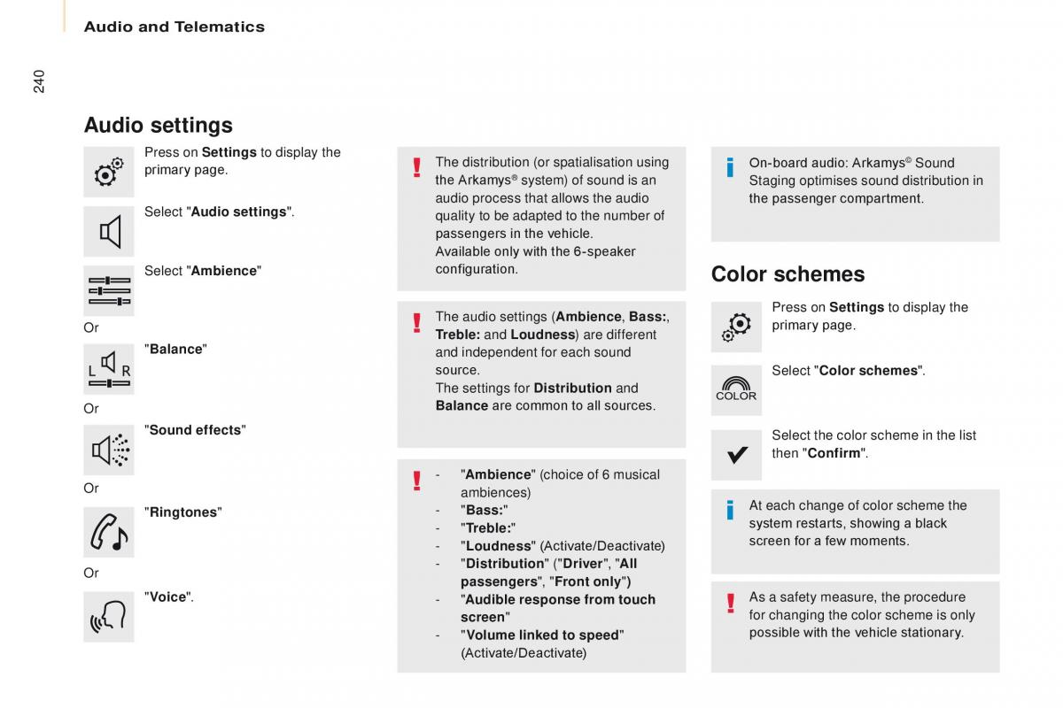 Citroen Berlingo Multispace II 2 owners manual / page 242