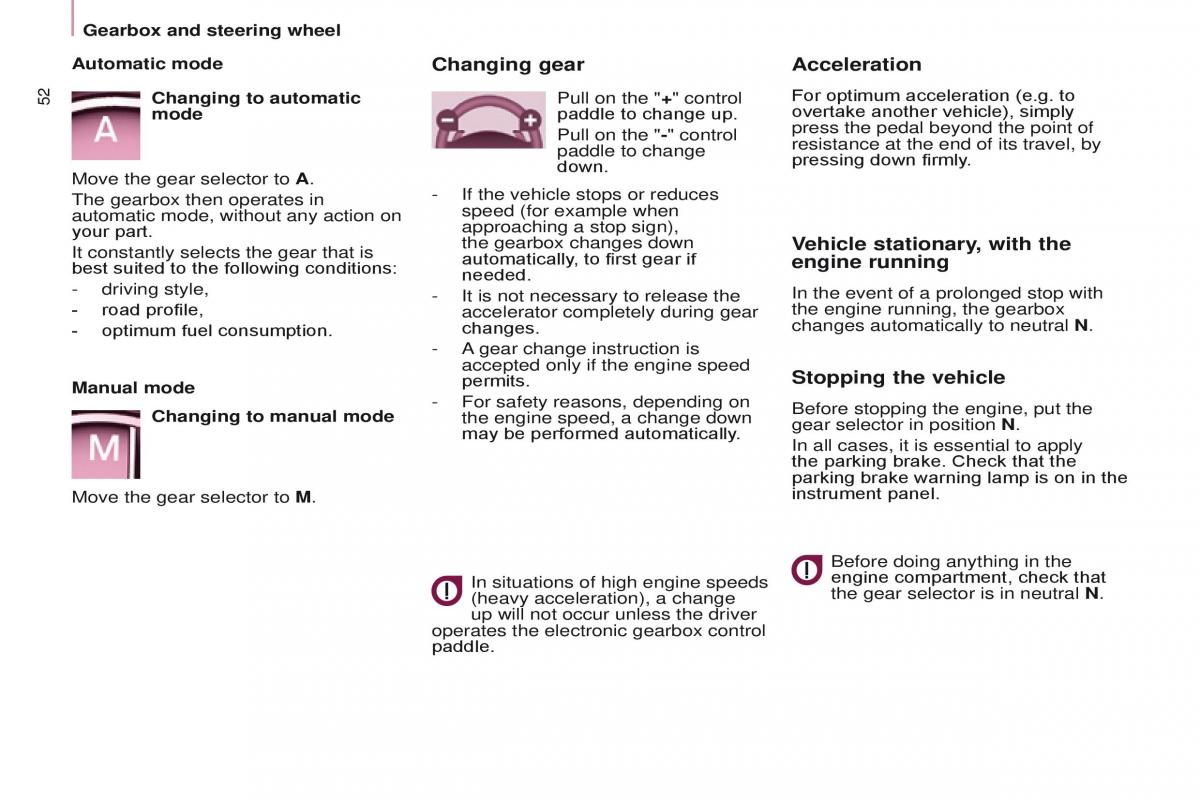 Citroen Berlingo Multispace II 2 owners manual / page 54