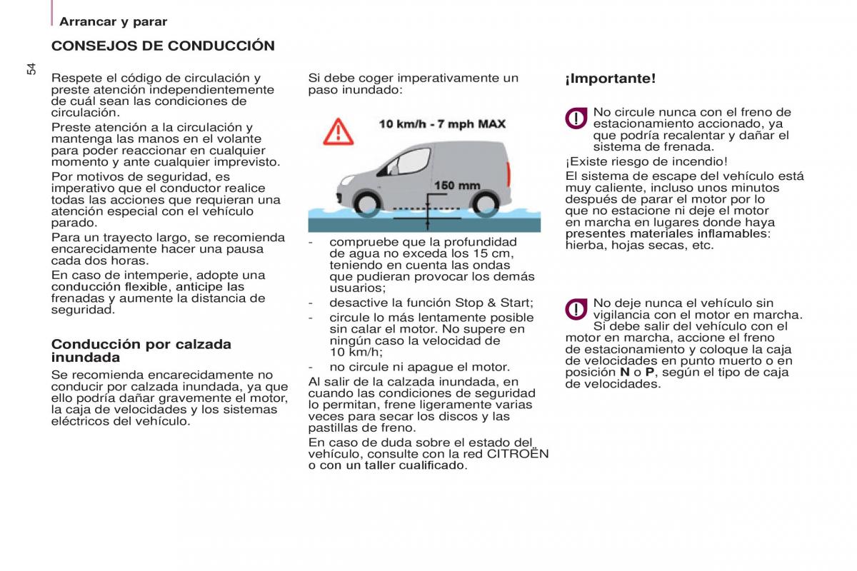 Citroen Berlingo Multispace II 2 manual del propietario / page 56