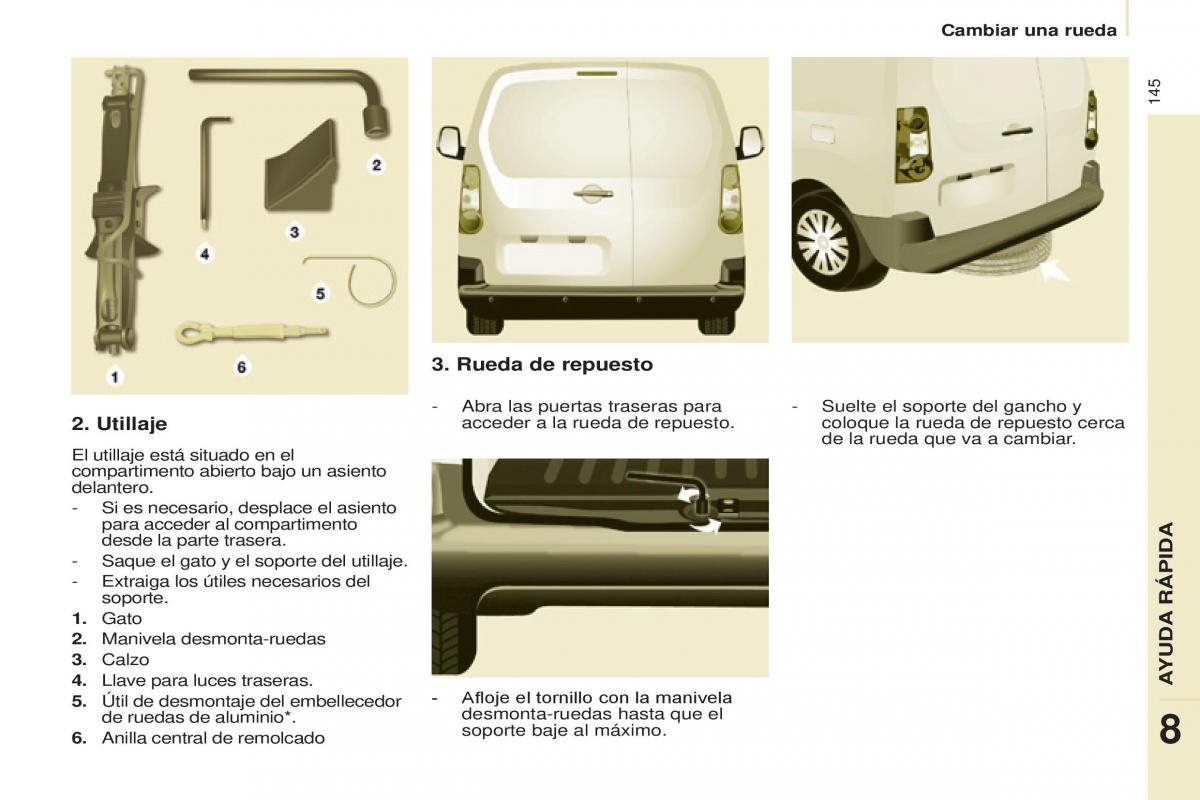 Citroen Berlingo Multispace II 2 manual del propietario / page 147