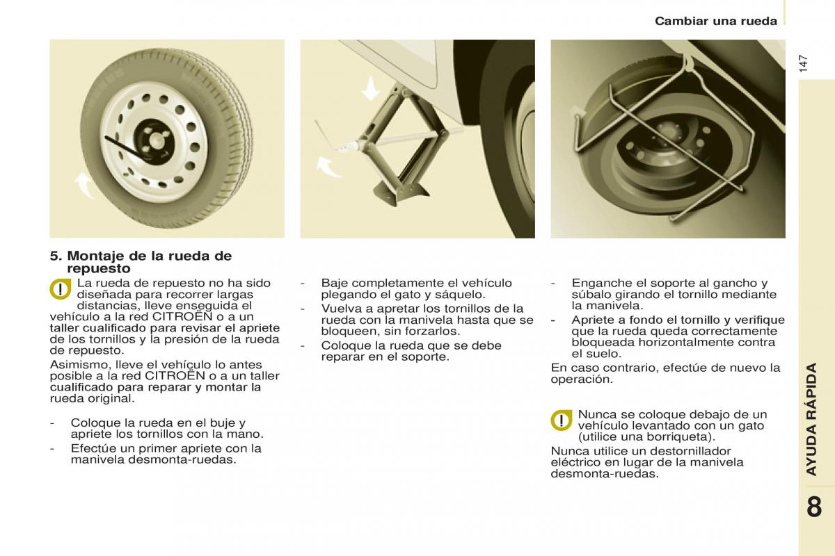 Citroen Berlingo Multispace II 2 manual del propietario / page 149