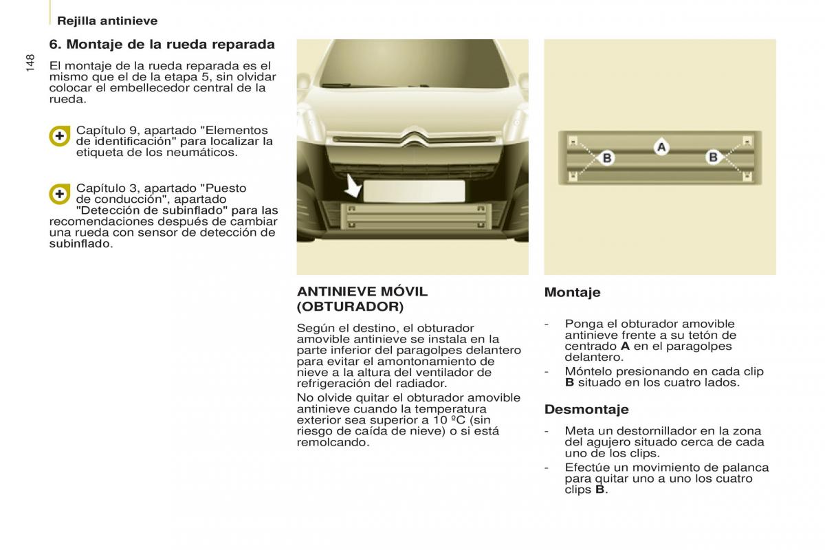 Citroen Berlingo Multispace II 2 manual del propietario / page 150