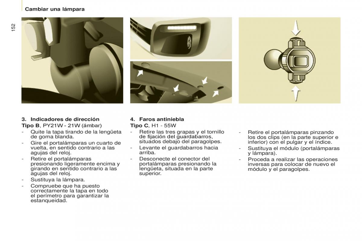 Citroen Berlingo Multispace II 2 manual del propietario / page 154