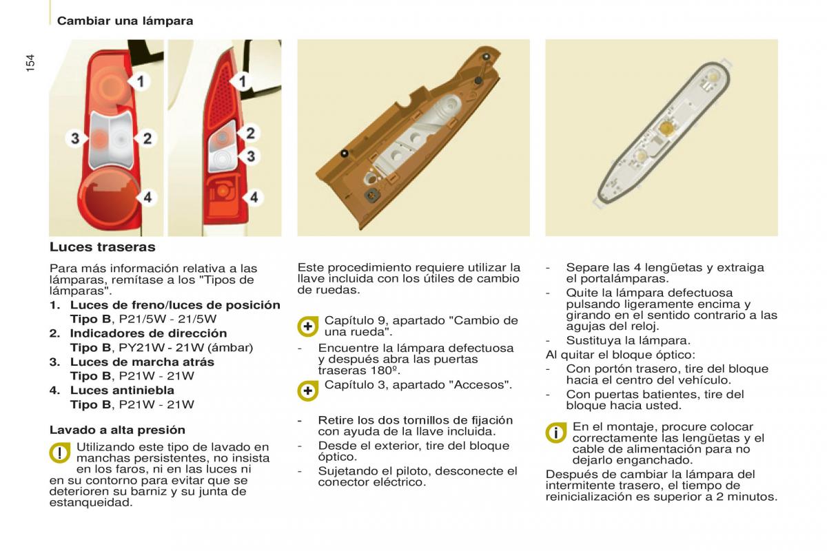 Citroen Berlingo Multispace II 2 manual del propietario / page 156