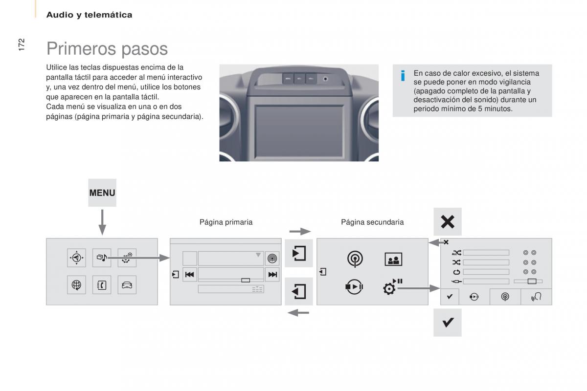 Citroen Berlingo Multispace II 2 manual del propietario / page 174