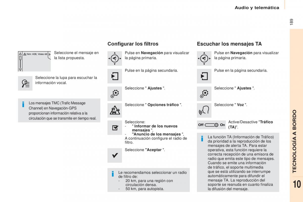 Citroen Berlingo Multispace II 2 manual del propietario / page 191