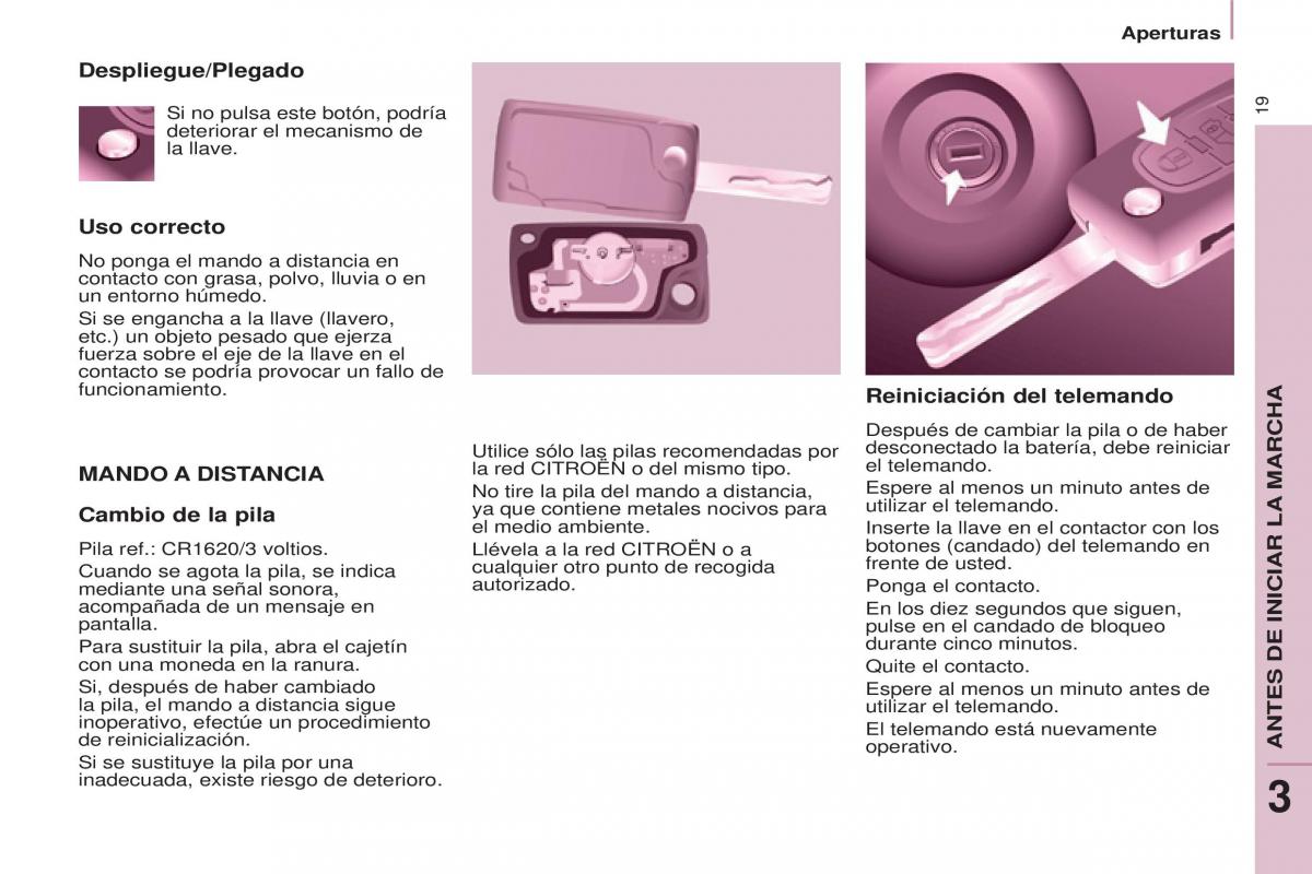 Citroen Berlingo Multispace II 2 manual del propietario / page 21