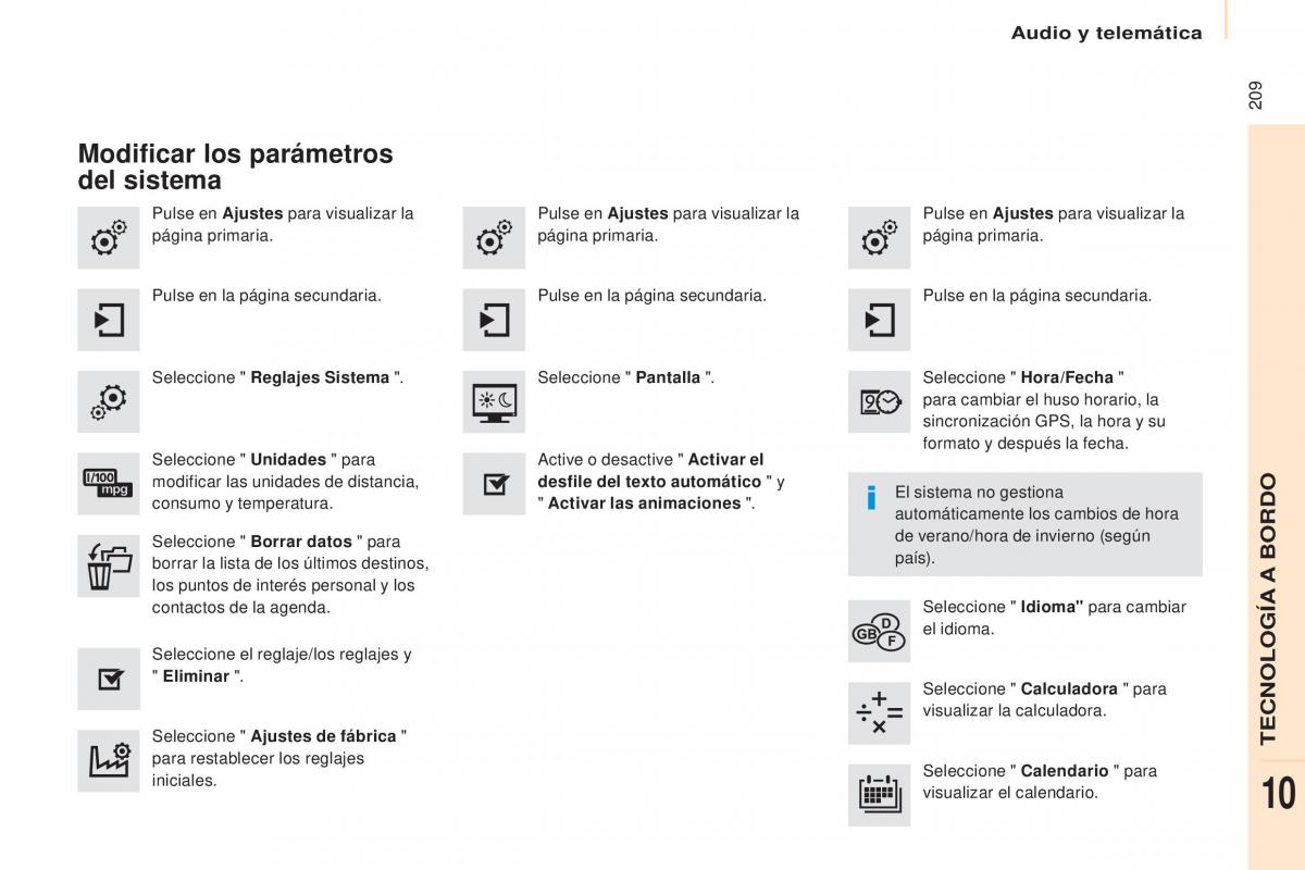 Citroen Berlingo Multispace II 2 manual del propietario / page 211