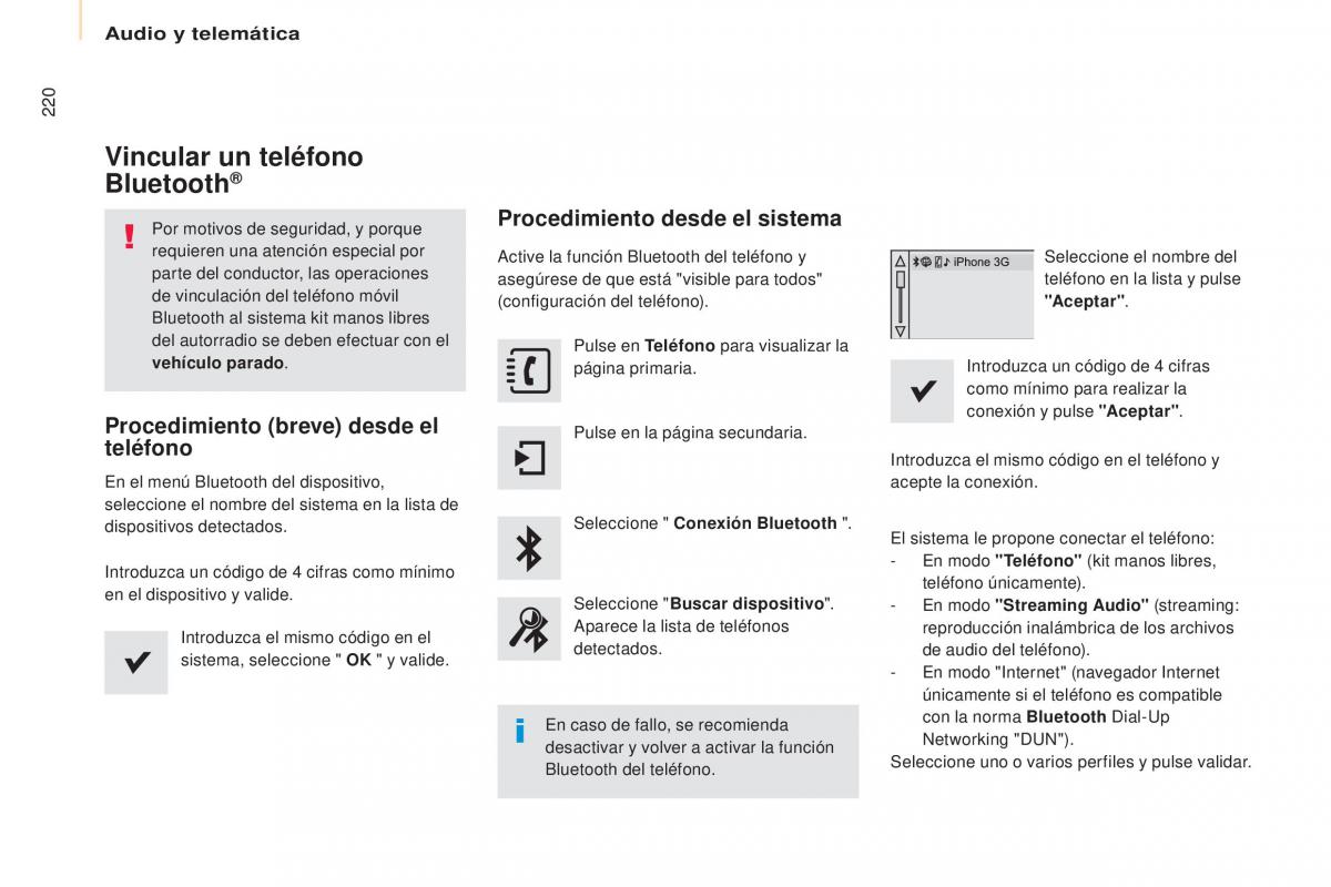 Citroen Berlingo Multispace II 2 manual del propietario / page 222