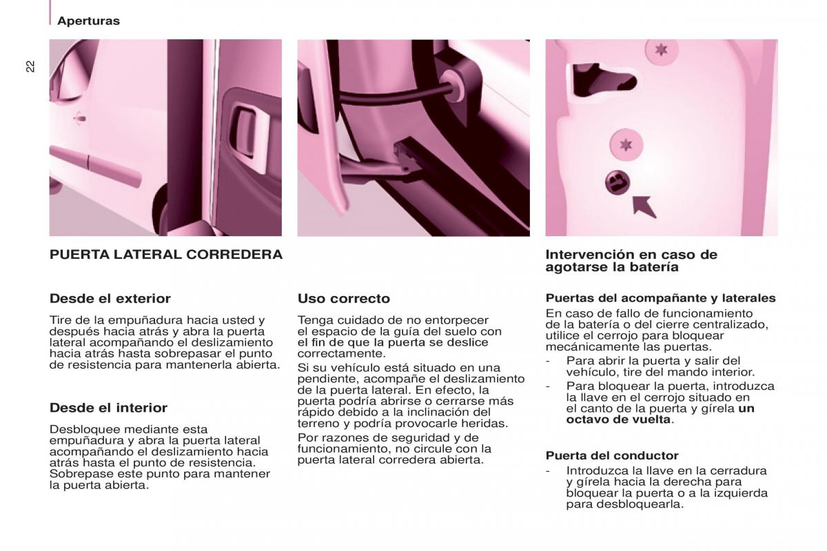 Citroen Berlingo Multispace II 2 manual del propietario / page 24