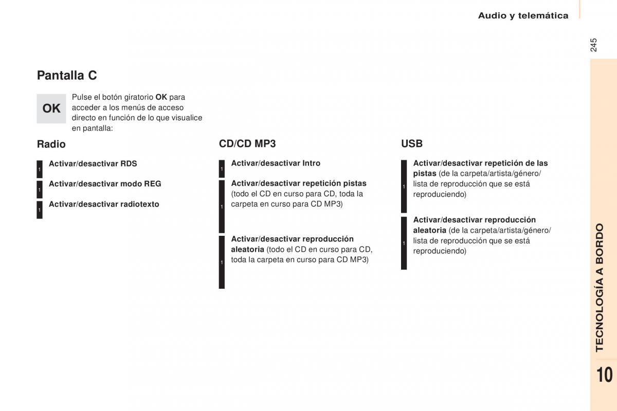 Citroen Berlingo Multispace II 2 manual del propietario / page 247