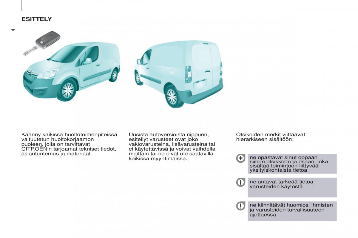 Citroen Berlingo Multispace II 2 omistajan kasikirja / page 6