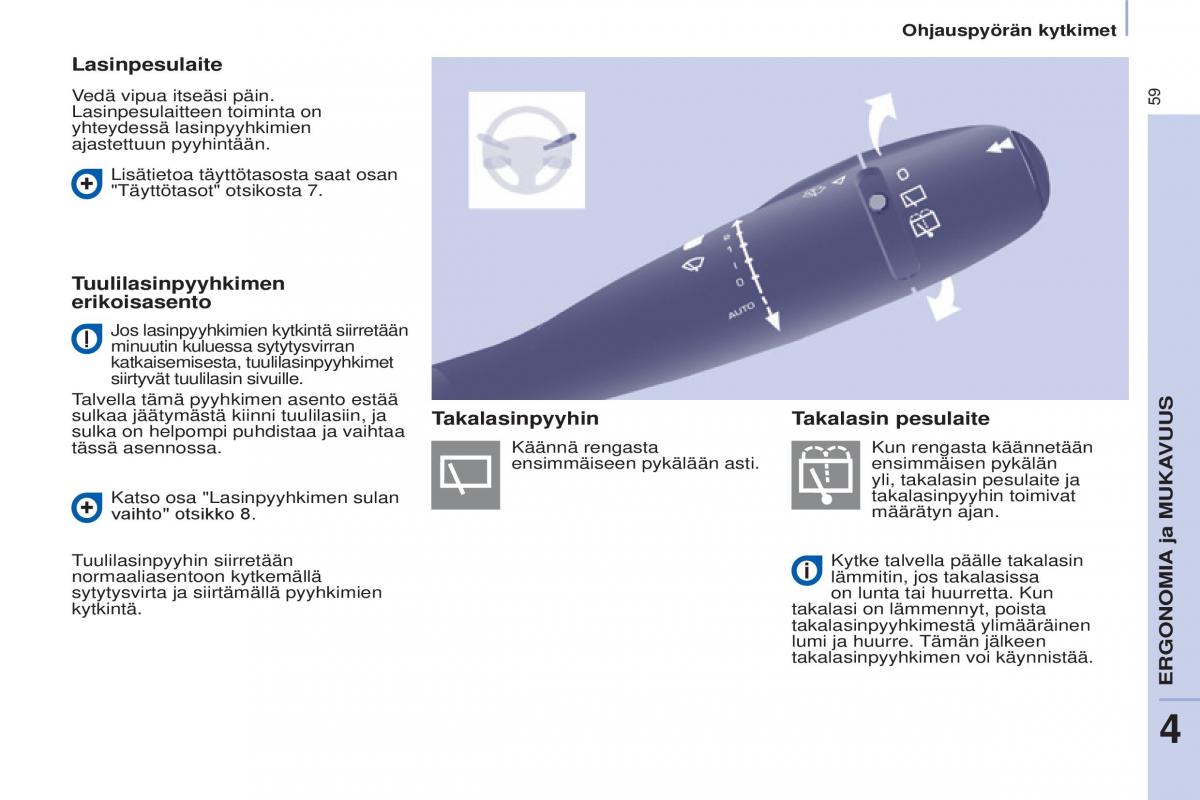 Citroen Berlingo Multispace II 2 omistajan kasikirja / page 61