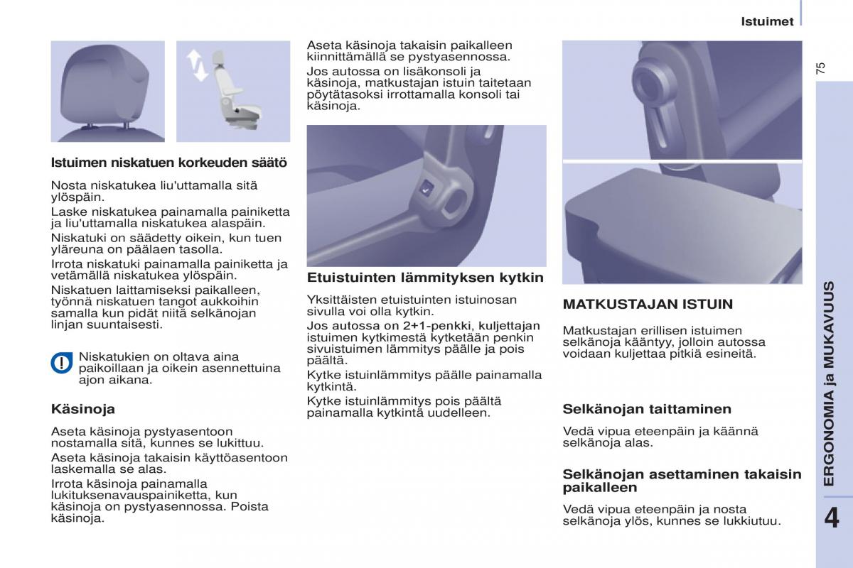 Citroen Berlingo Multispace II 2 omistajan kasikirja / page 77