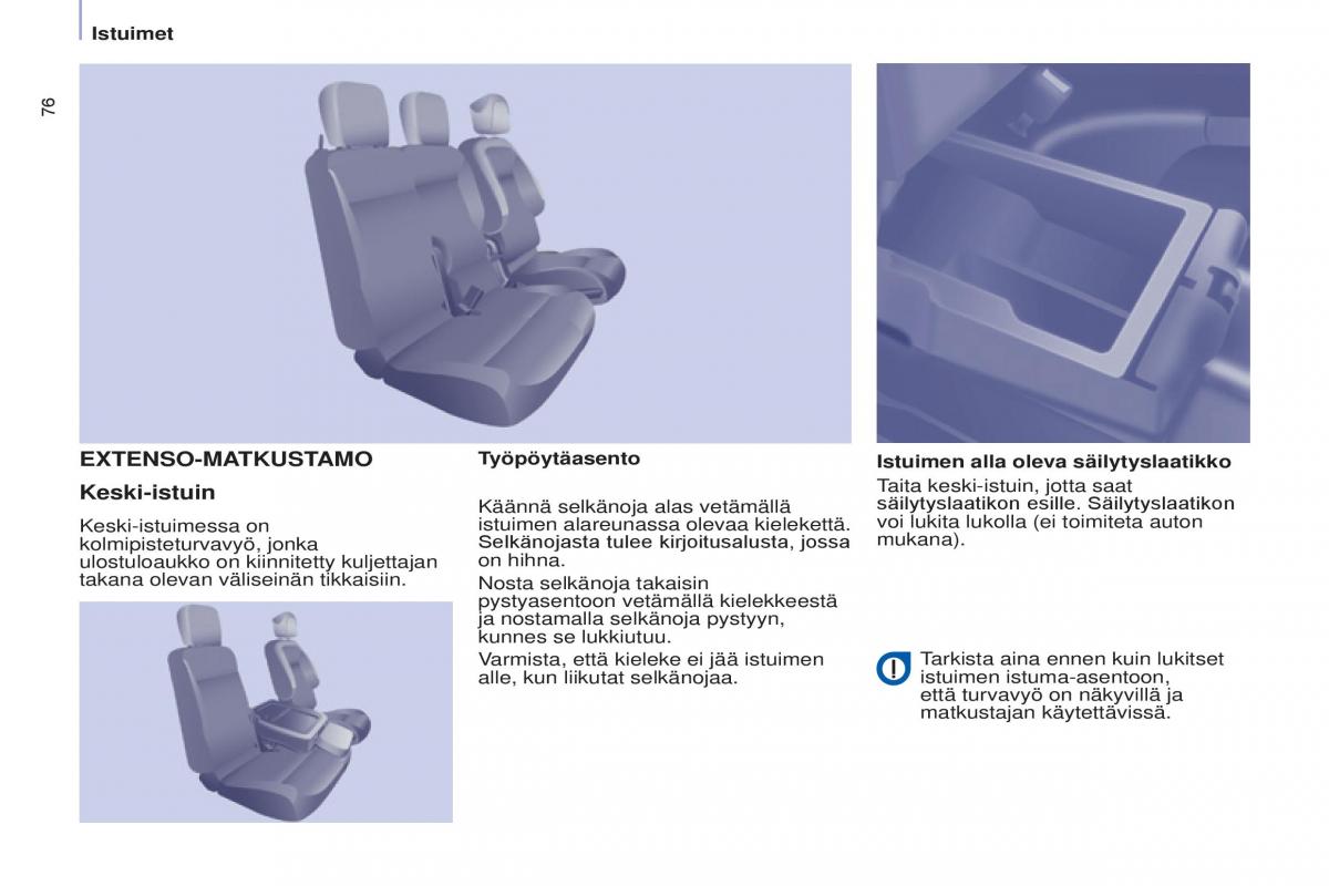 Citroen Berlingo Multispace II 2 omistajan kasikirja / page 78