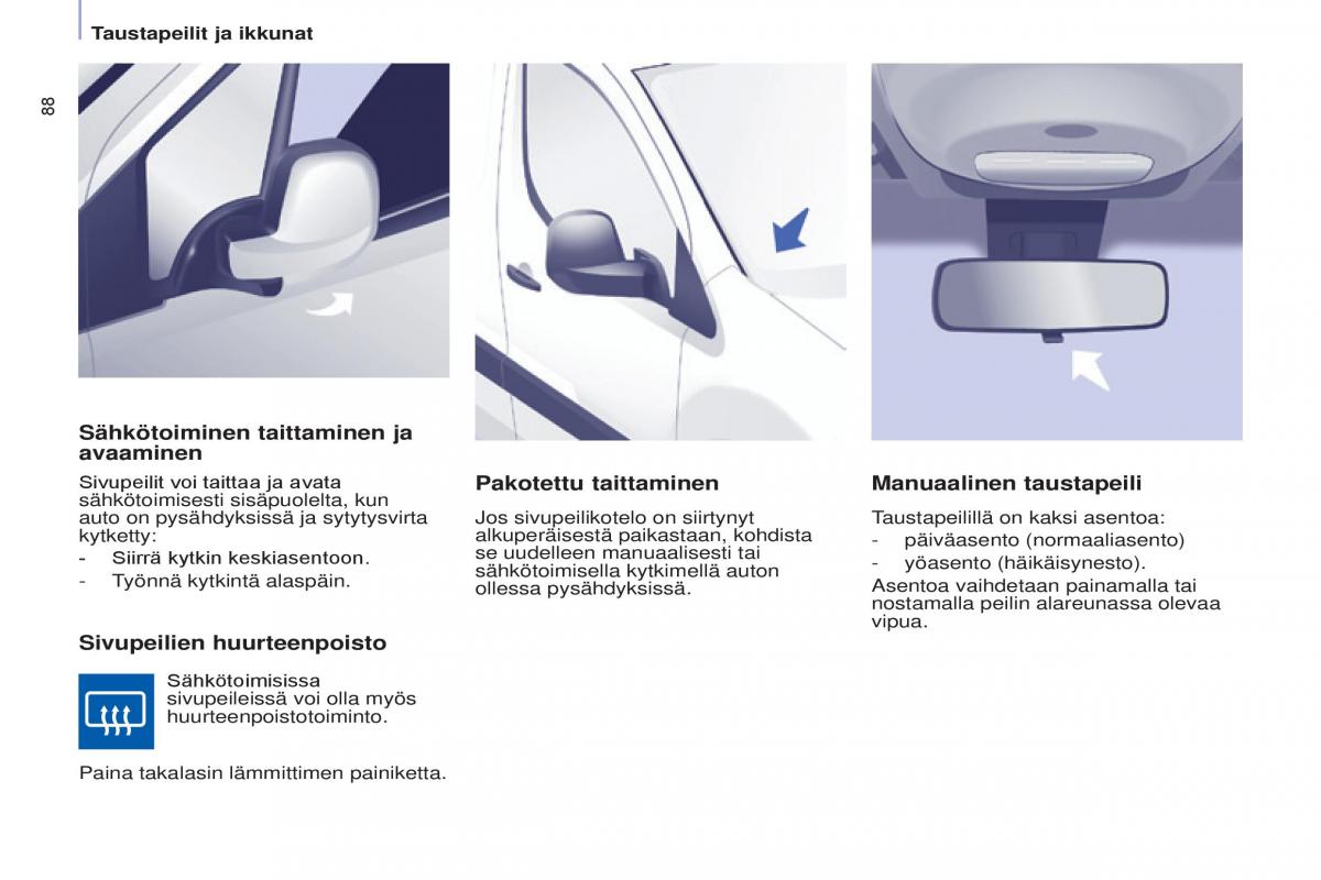 Citroen Berlingo Multispace II 2 omistajan kasikirja / page 90