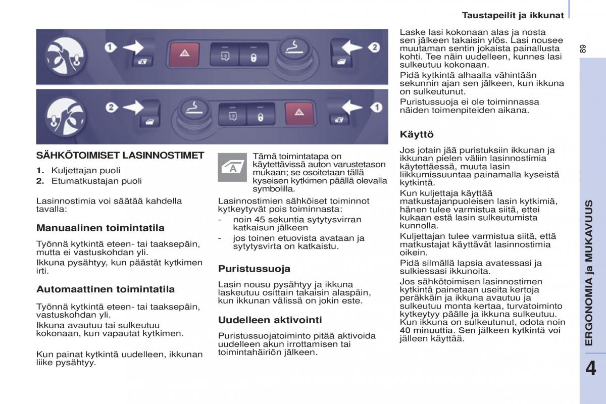 Citroen Berlingo Multispace II 2 omistajan kasikirja / page 91